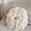 Round Knot Pillow Chunky Knit Throw 13.8 Inch Pink 4