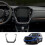 Car Navigation Screen Trim Frame Dashboard Strips for  Forester 2025 LHD Interior Accessories Forged Pattern 3