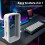 Game Storage Rack for  PS4 PS5 Game Disc Holder Game Disc Rack for  Multi-Function Disc Rack White Gray 3