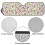 Flowers Print Foldable Windshield Sun Shade for Jeep 6