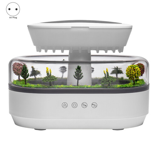 Aroma Humidifier Raindrop Air Humidifier Light White Noise Essential Oil Diffuser Ultrasonic Fragrance Diffuser EU Plug 2