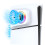 For PS5 SLIM Cooling Fan with Temperature Control, USB Hub, and RGB Lights - Enhanced Gaming Experience 1