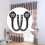 Metal Curtain Holdbacks Golden Wall-Mounted Tie Back Hooks 2