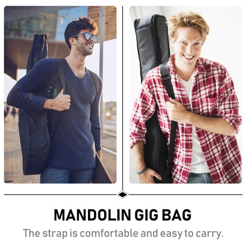 Portable Mandolin Case Thick Cotton Storage Bag 1 Pack 2