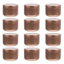 Candle Balm Jars Tins 12 Pcs