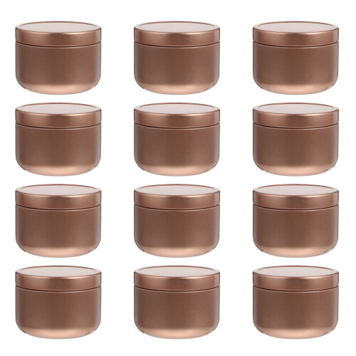 Candle Balm Empty Jars Tins 12 Pcs