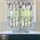 Green Cactus Kitchen Curtains Set with Valance 3-Piece 3