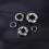 Surgical Steel Captive Bead Nose Ring Silver 0G 8mm 2