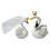 Wedding Cake Topper Statue Elegant Bridal Shower Gift 1