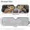 Giraffe Windshield Sun Shade for Jeep Wrangler TJ JK JL 6
