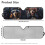 Windshield Sun Shade for Jeep Wrangler JL/JLU and Gladiator 5