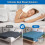 4PCS Bed Sheet Holders Straps Fitted for Thin Mattress,Bed Sheet Clips Fasteners for Corner Heavy Duty 3