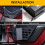 Rear Door Storage for   JK 2011-2017 Door Storage Pockets Side Insert Organizer Interior Accessories 7