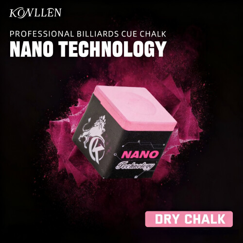 Billiards Chalk Pink Pool Cue Snooker Carom Nano 1