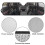 Black Cat Print Windshield Sunshade UV Heat Protection 5