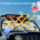 Beach Turtle Windshield Sun Shade for Jeep Wrangler JL 4