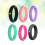 Women's Wide Silicone Wedding Rings with Wave Pattern 8