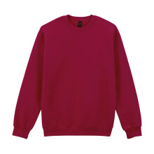 (L, Cherry Red) Gildan Unisex Adult Hammer Maxweight Crew Neck Sweatshirt