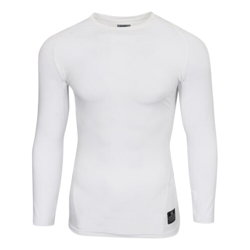 Umbro (M, White) Umbro Mens Long-Sleeved Base Layer Top