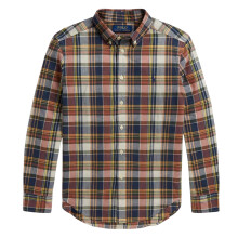 (13-14 Years, Navy/Multicoloured) Ralph Lauren Boys Checked Shirt