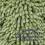 Fuzzy Ball Hand Towel Blue Chenille 16x28 Inch 4