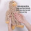 Fuzzy Ball Hand Towel Blue Chenille 16x28 Inch 5