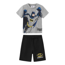 Batman Childrens/Kids Back Print Shorts & Top Set