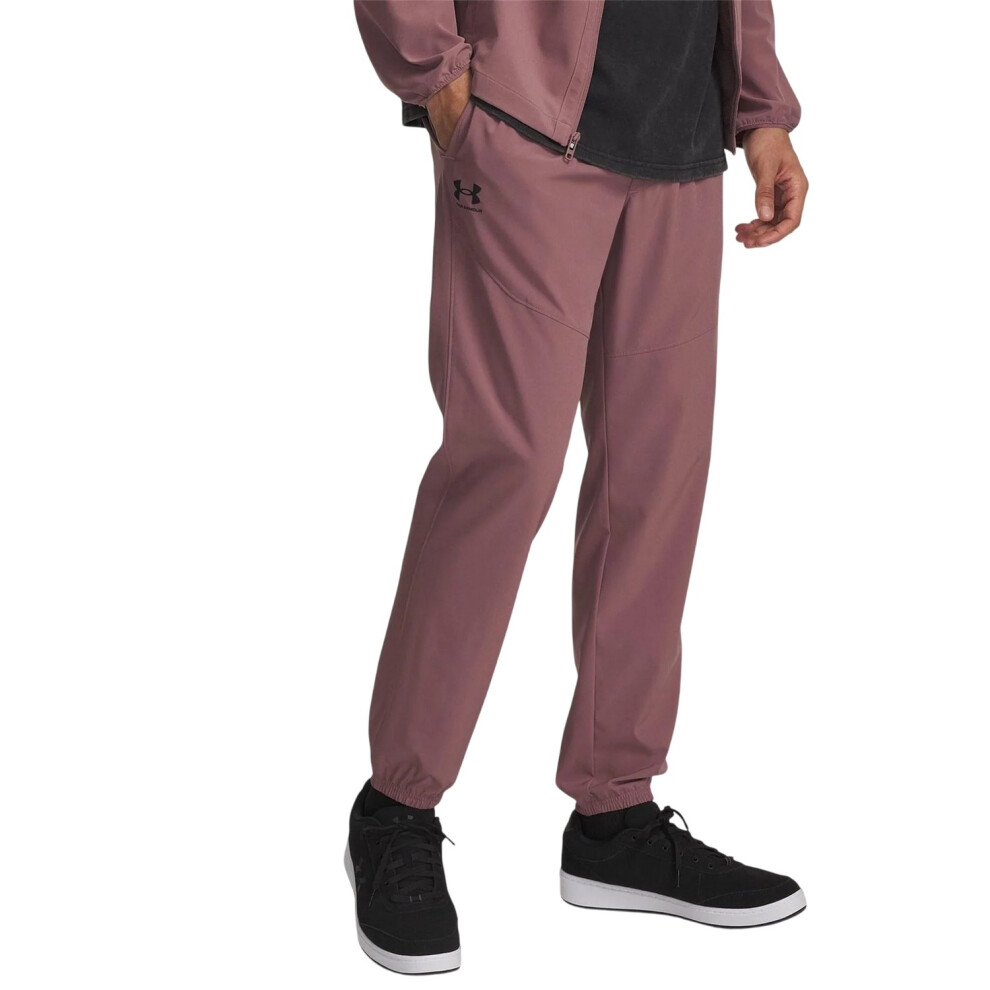 Under Armour (M, Maroon) Mens Vibe Relaxed Fit Joggers