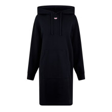 (10 UK, Black) Diesel Womens/Ladies Ilse Midi Hooded Sweatshirt Dress