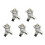 5PCS Car Engine Coolant Thermostat Assembly 25199831 for  Spark 2013-2015 1