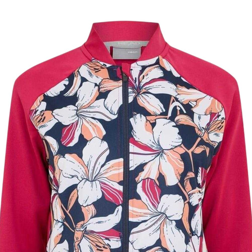 HEAD (8 UK, Multicoloured) Head Womens/Ladies Floral Pattern Raglan Track Jacket 2