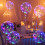 Glowing Bubble Balloons Kit 40 pcs 20 balloons 20 LED lights 6