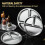 4Pack Stainless Steel Plates, 8Inch 3 Section Round Divided Plates Portion Control Plates Partition Plate for Camping 4