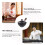 FOXNOVO Black Ceramic Teapot with Side Handle 1-Piece 2