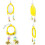 Parrot Toy with Mirror and Bells, Metal and Plastic, Multi 2
