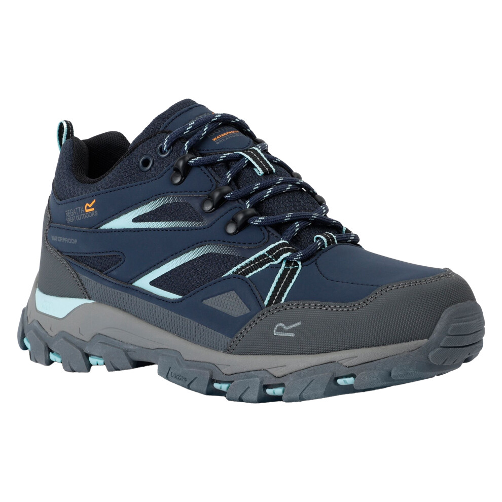 Regatta (6 Uk, Navy/Aruba Blue) Womens/Ladies Holcombe Iii Low Walking Shoes
