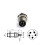 M8 Sensor Connector Panel Back Mount Waterproof Flange 1