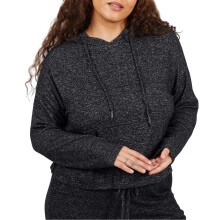 (XXL, Charcoal) Brave Soul Womens/Ladies Hoodie