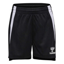(9-10 Years, Black) Hummel Childrens/Kids Lead Double Stripe Regular Training Shorts