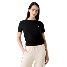 (12 UK, Jet Black) Guess Womens/Ladies Regular T-Shirt