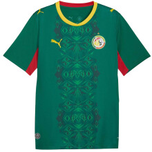 (XL, Green/Red) Puma Mens World Cup 2026 Senegal Away Shirt