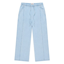 (12 UK, Blue) Guess Womens/Ladies Denim Wide Leg Joggers