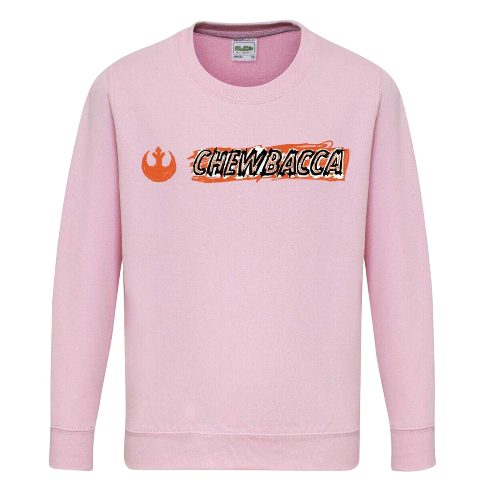 Star Wars (13 Years, Pink) Childrens/Kids Chewbacca Sweatshirt