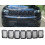 Gloss Black Honeycomb Mesh Front Grill Inserts Kit 7PCS 1