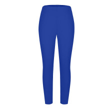 Women's Blue Plus Size Lounge Pants with Elastic Waist and