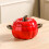 Ceramic Pumpkin Bowls Oven-Safe with Lid Set of 2 7
