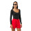 Balenciaga Balenciaga Womens/Ladies Plain Jersey Fitted Bodysuit 4