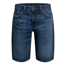 (30R, Blue Denim) Diesel Mens Calzoncini Denim Slim Shorts
