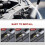 Car Retainer Clips 6-10mm 200Pcs Expansion Screw Kit 6