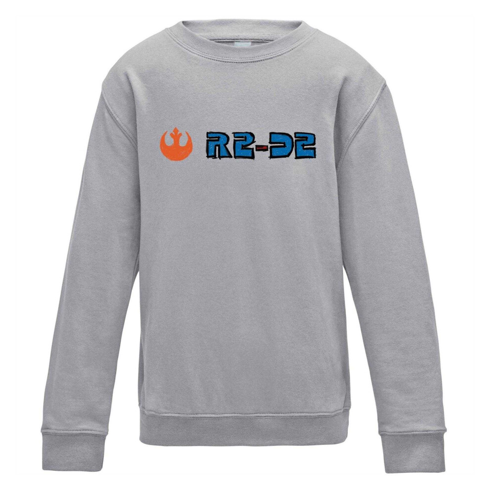 Star Wars (13 Years, Grey) Childrens/Kids R2-D2 R2-D2 Sweatshirt